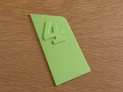 green back panel