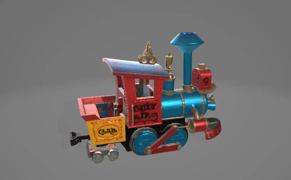 Casey Jr Train - Free 3D Print Model - MakerWorld