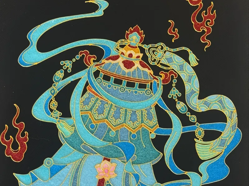 掐丝珐琅 非遗 摆件 梵韵宝伞