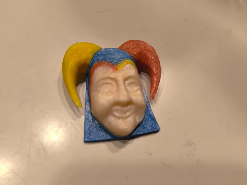 Narrenmaskenanhänger Wangemer Narren