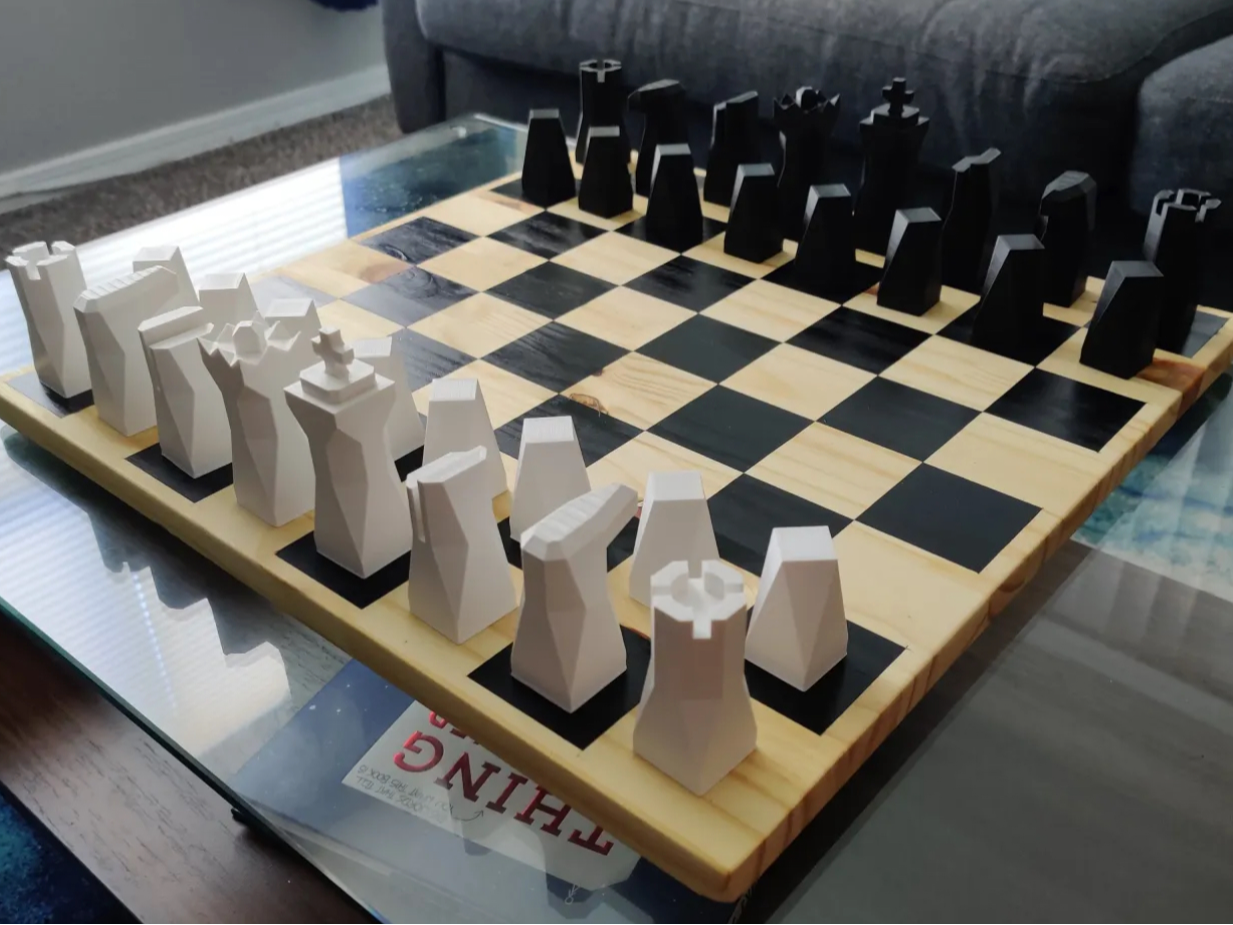 Modern Chess Pieces