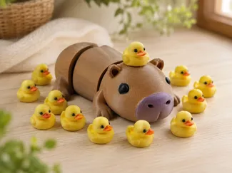 Capibara Flexi con Patitos