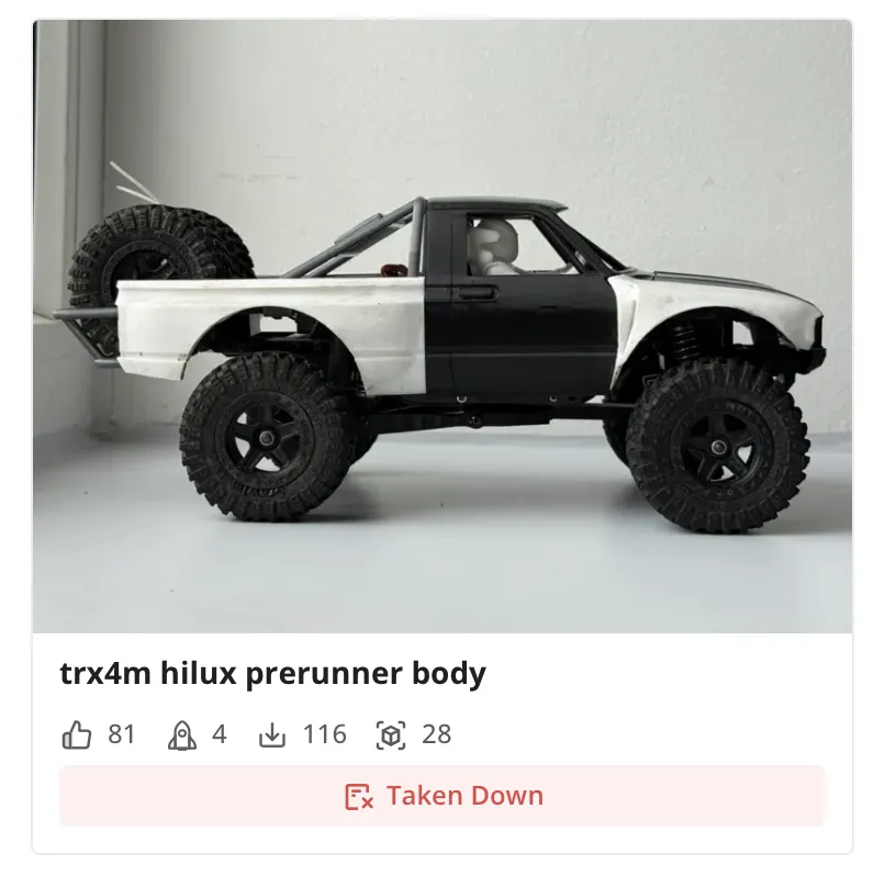trx4m prerunner body - Free 3D Print Model - MakerWorld