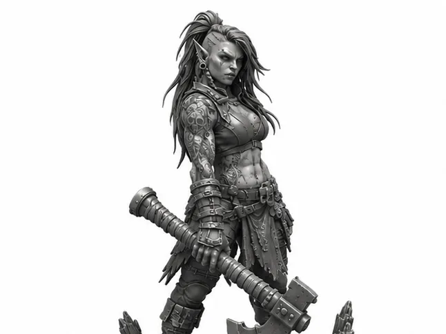 Female Orc Warrior