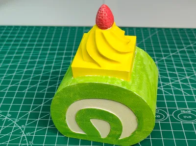 Matcha cake roll!
