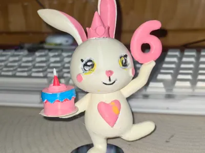6-year-old birthday bunny