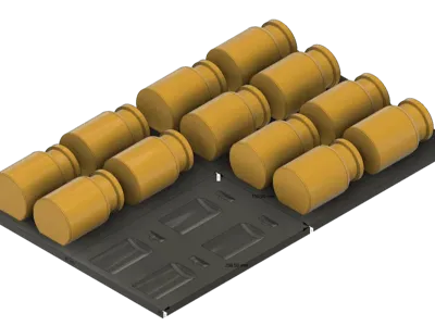Spice insert for kitchen drawer