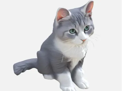 Gato Impreso en 3D