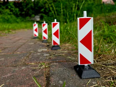 NBC 1:10 Scale Road Sign