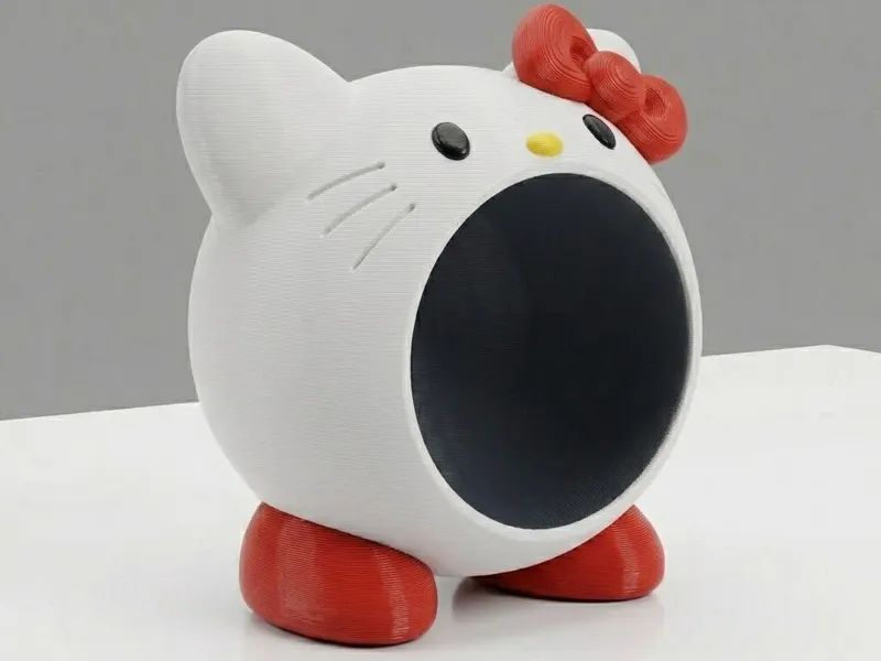 Hello Kitty Rubbish Bin For A1 Mini (自行修改大小)