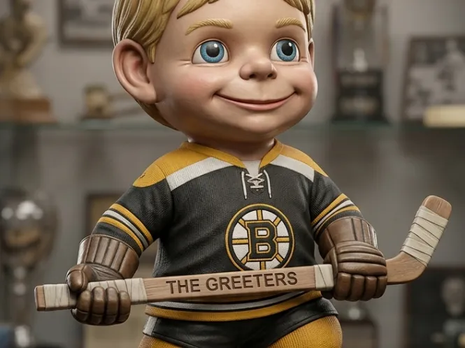 Atlantic Smiley Hockey Player