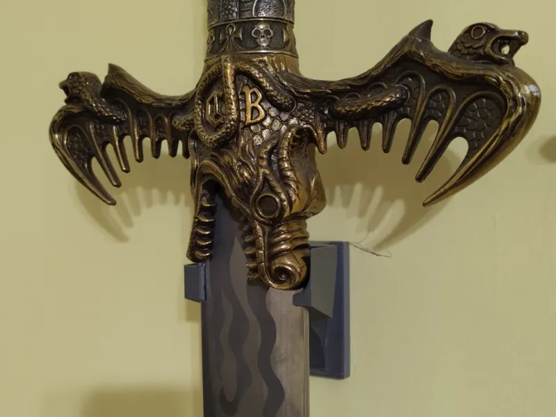 Minimalist wall mount 4 Conan The Barbarian sword