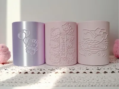 Kitty Pen Holder with 3 Patterns: Grumpy Kitty, Princess Please Get ...