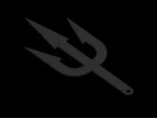 Trident keychain