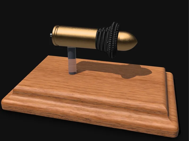 9mm Cartridge Anatomy – Exploded Display Stand