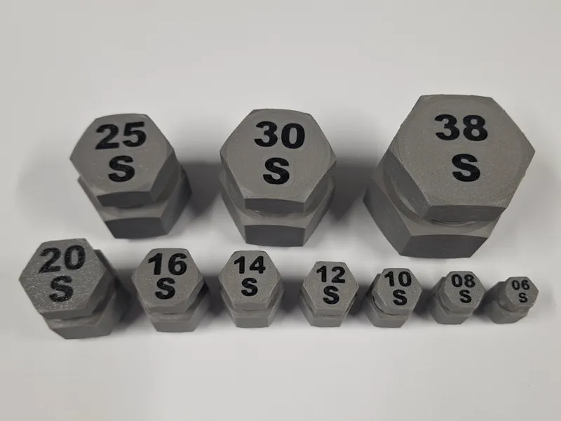 Metric DIN S Heavy Hydraulic Caps and Plugs