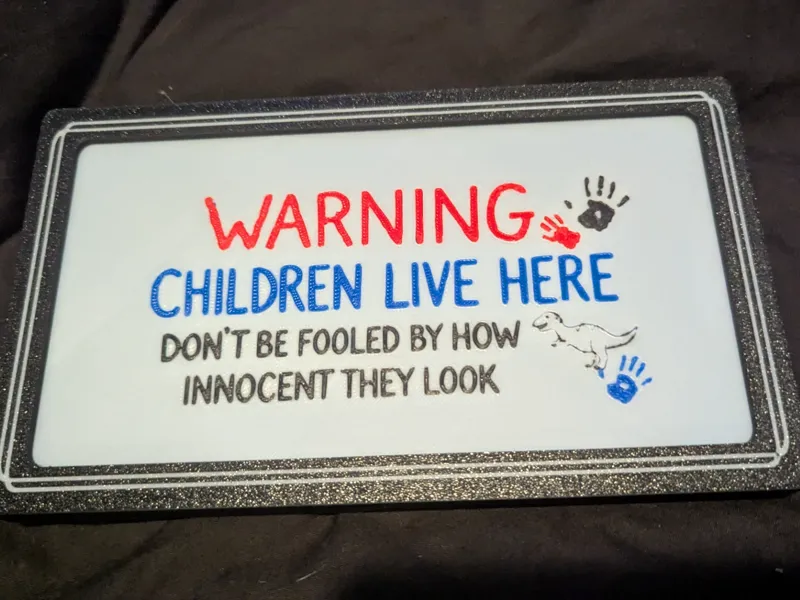 funny warning sign