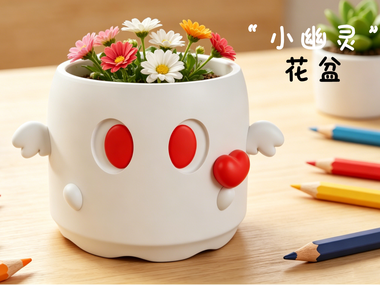 小幽灵花盆
