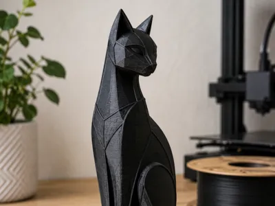 Art Deco Cat