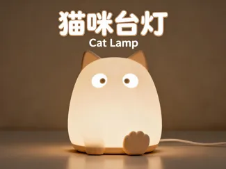 猫咪台灯
