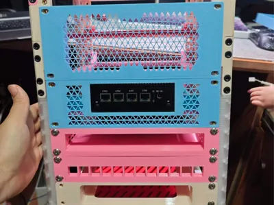 Accessories for 10-inch rack: ONU partition, router, switch - KWS rack