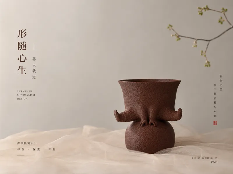 童真可爱 双脚笔筒 收纳桶 