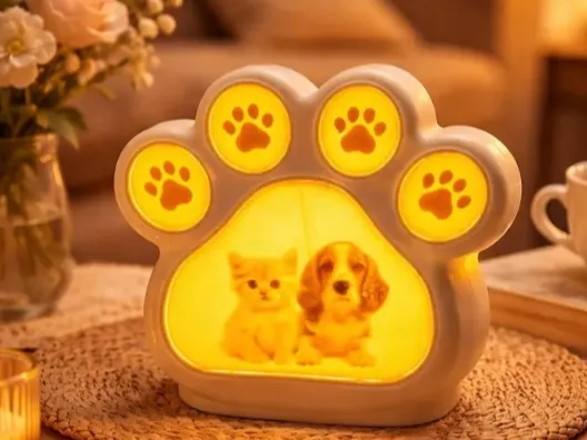 Dog & Cat Lovers! 3D Print Your Pet in a Paw Lamp