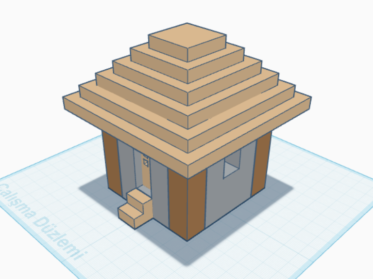 Minecraft mini diorama VILLAGER HOUSE