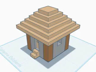 Minecraft mini diorama VILLAGER HOUSE