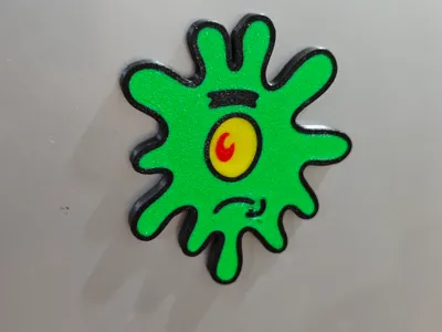 Splat Plankton Refrigerator Magnet