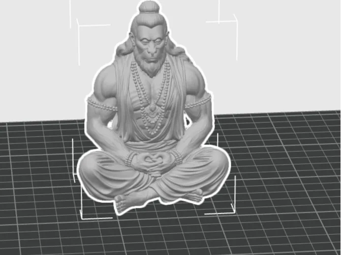 High quality single color hanuman ji model 