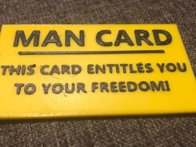 FUNNY MAN CARD 