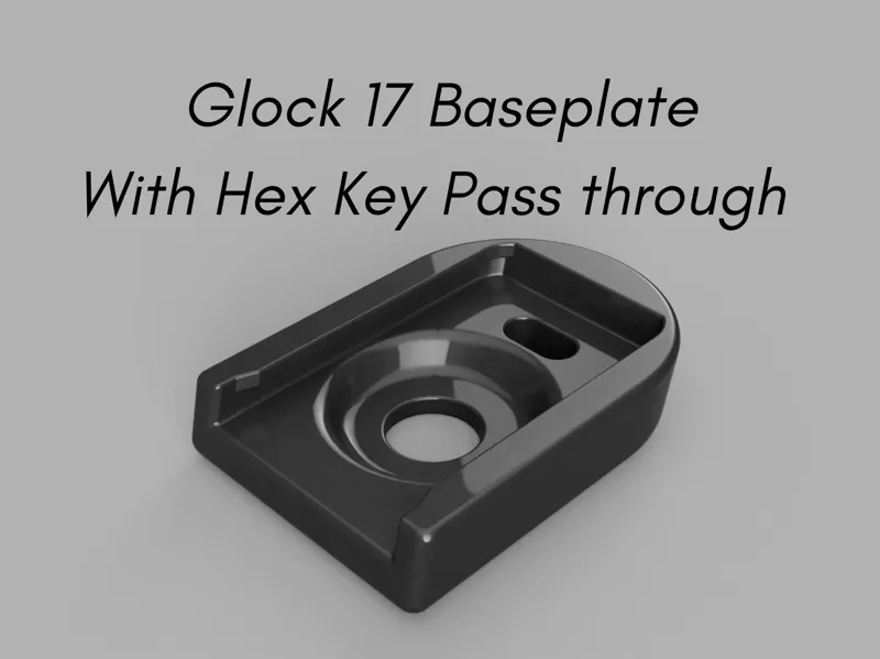 Glock 17 Baseplate With Hex Key Pass through 