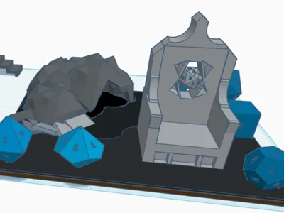 terrain with castle and throne