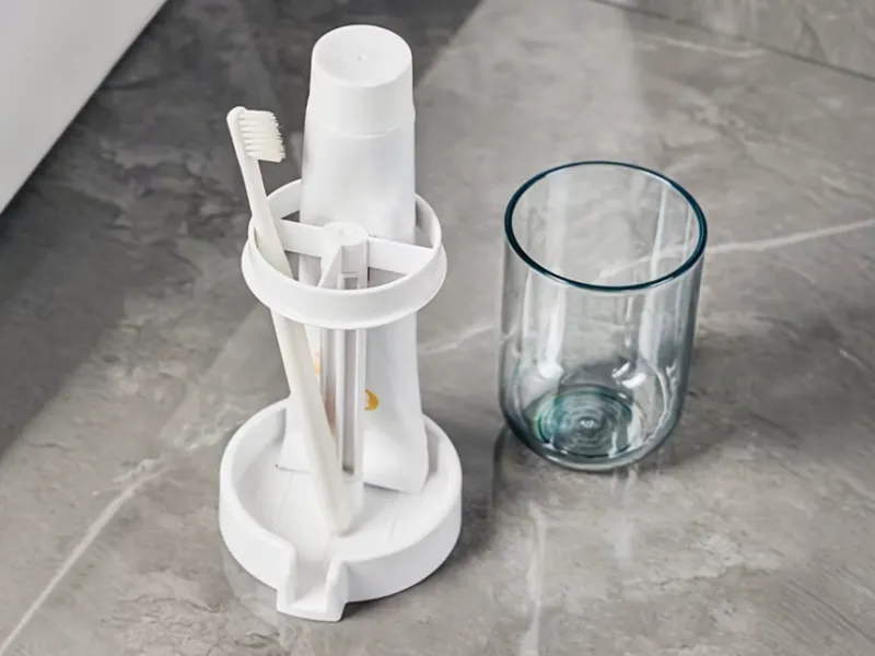 Bathroom  – Toothbrush and Toothpaste Holder