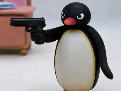 PINGU WITH A GUN 
