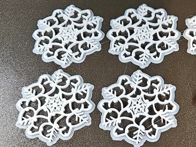 Boob Snowflake Ornament