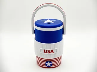 The Liberty Chiller: Retro 12oz Can Cooler