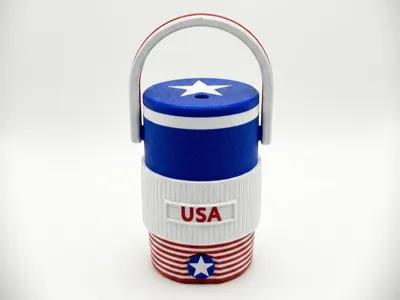 The Liberty Chiller: Retro 12oz Can Cooler