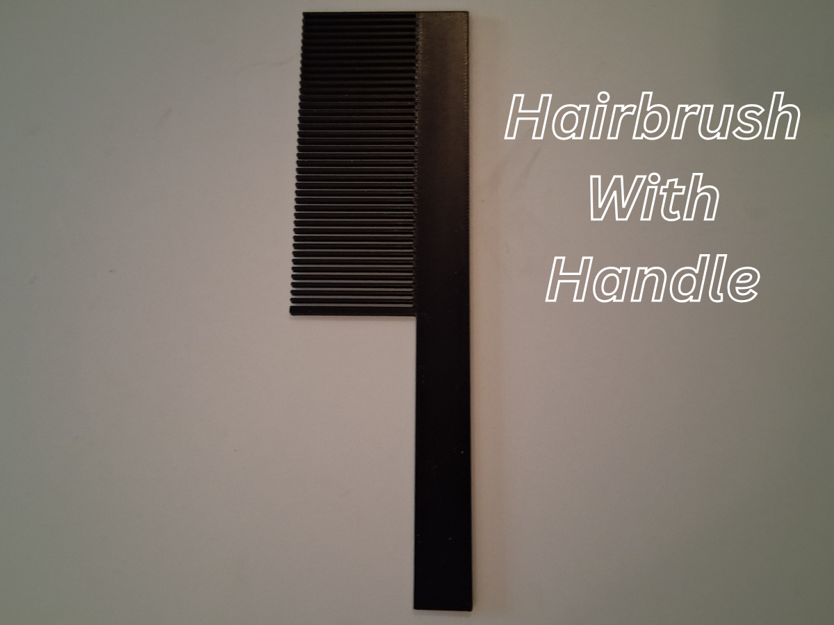 Hairbrush with handle