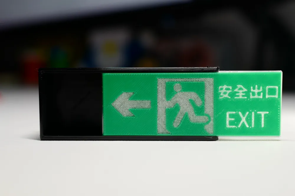 Fire Safety Series - Emergency Exit Slide-out Storage Box - Free 3D ...