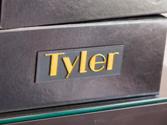 Art Deco Tyler Name Plate