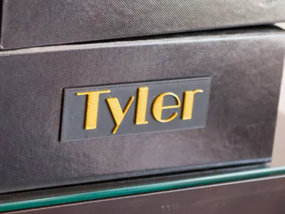 Art Deco Tyler Name Plate