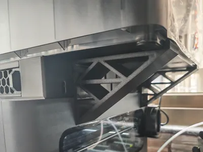Dual AMS vertical stand for X2D, compatible with Ms riser (46MM) version