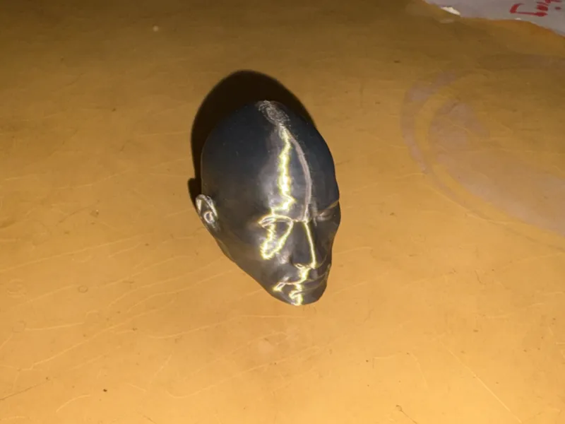 simple original Dwayne "the Rock" Johnson Head