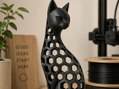Hexagon Cat