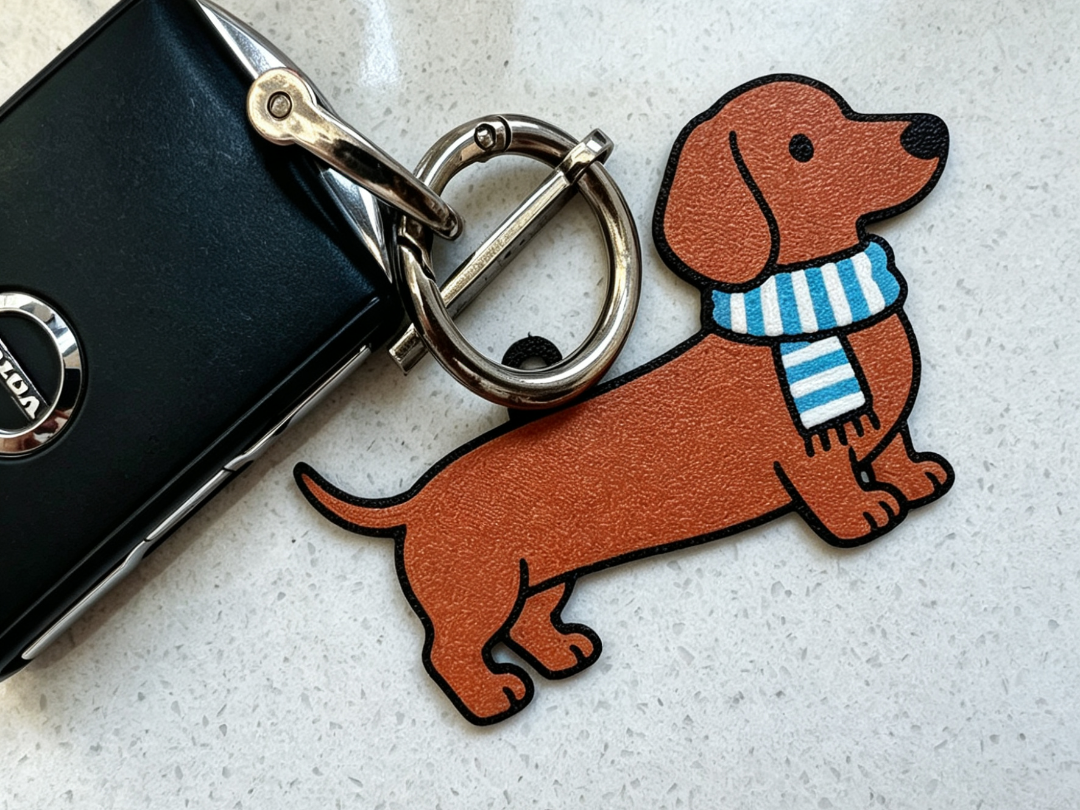 腊肠犬钥匙扣