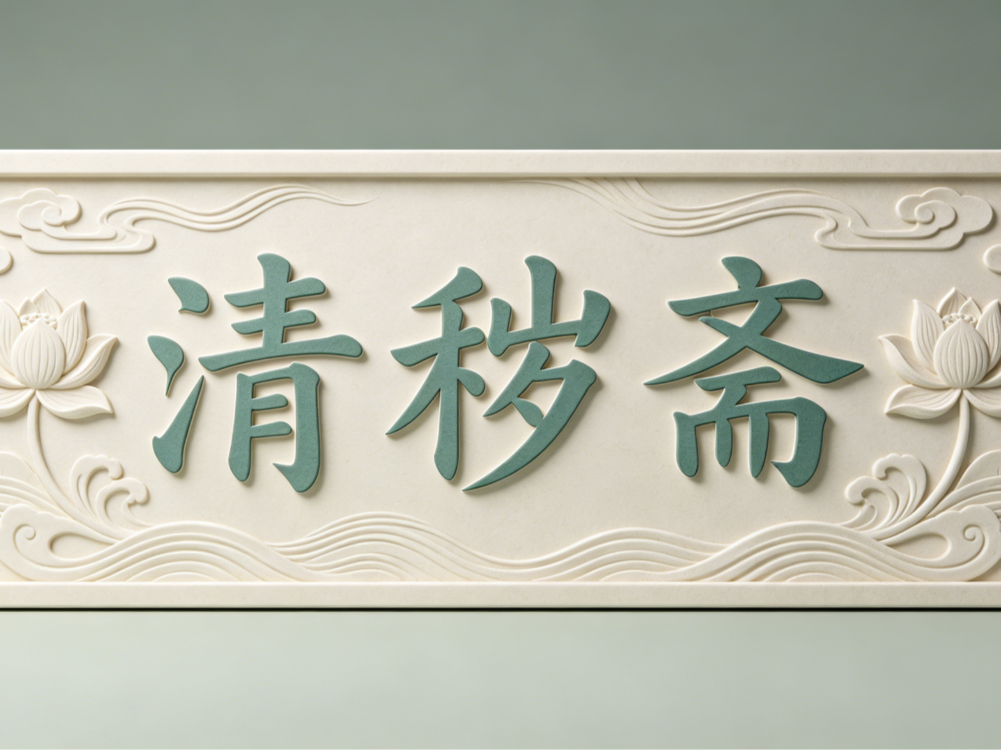 清秽斋门牌 | 卫生间专属国风牌匾