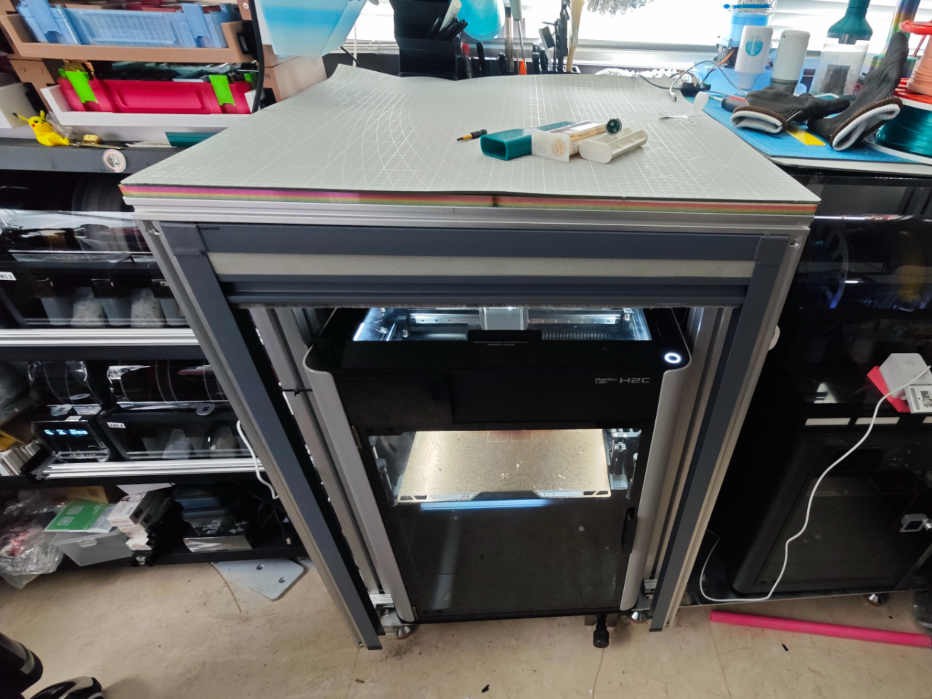 3D打印机工作台-打印机可抽出-H2系列最适配