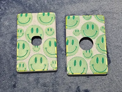 smiley face light switch cover